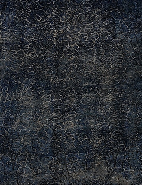 Schwarz Persien Vintage Teppich  323 x 210 cm