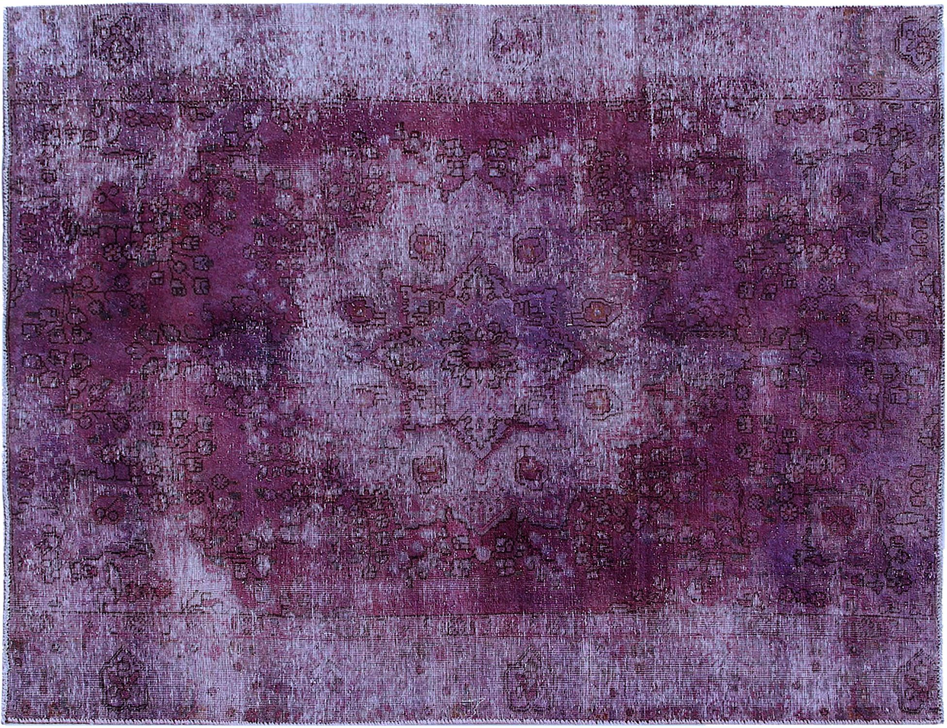 Tappeto vintage persiano  viola <br/>232 x 190 cm