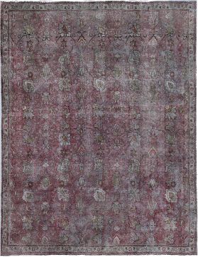 Persischer Vintage Teppich 306 x 227 grün