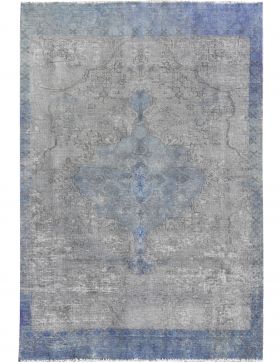 Vintage matta 285 x 154 blå