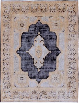 Retro Rug 364 x 275 blue