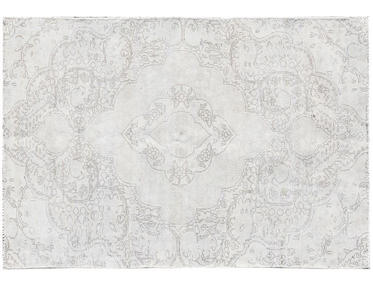 Beige Persien Persischer Vintage Teppich  224 x 117 cm