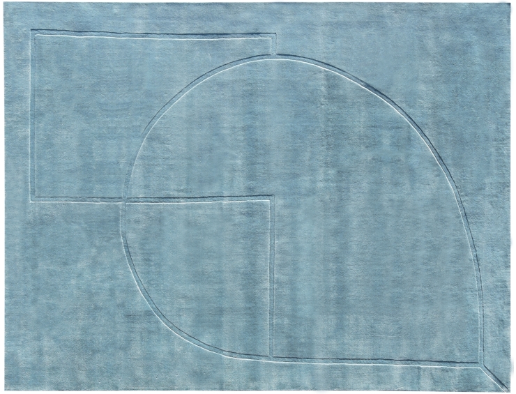 Blue text_origin_3 Pure Wool 300 x 200 cm