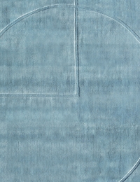 Blue text_origin_3 Pure Wool 300 x 200 cm - view 4