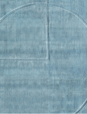 Blå India Pure Ull 300 x 200 cm - view 4
