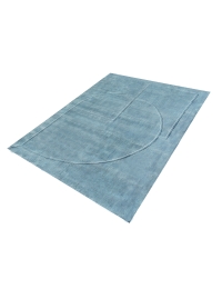Blue text_origin_3 Pure Wool 300 x 200 cm - view 2