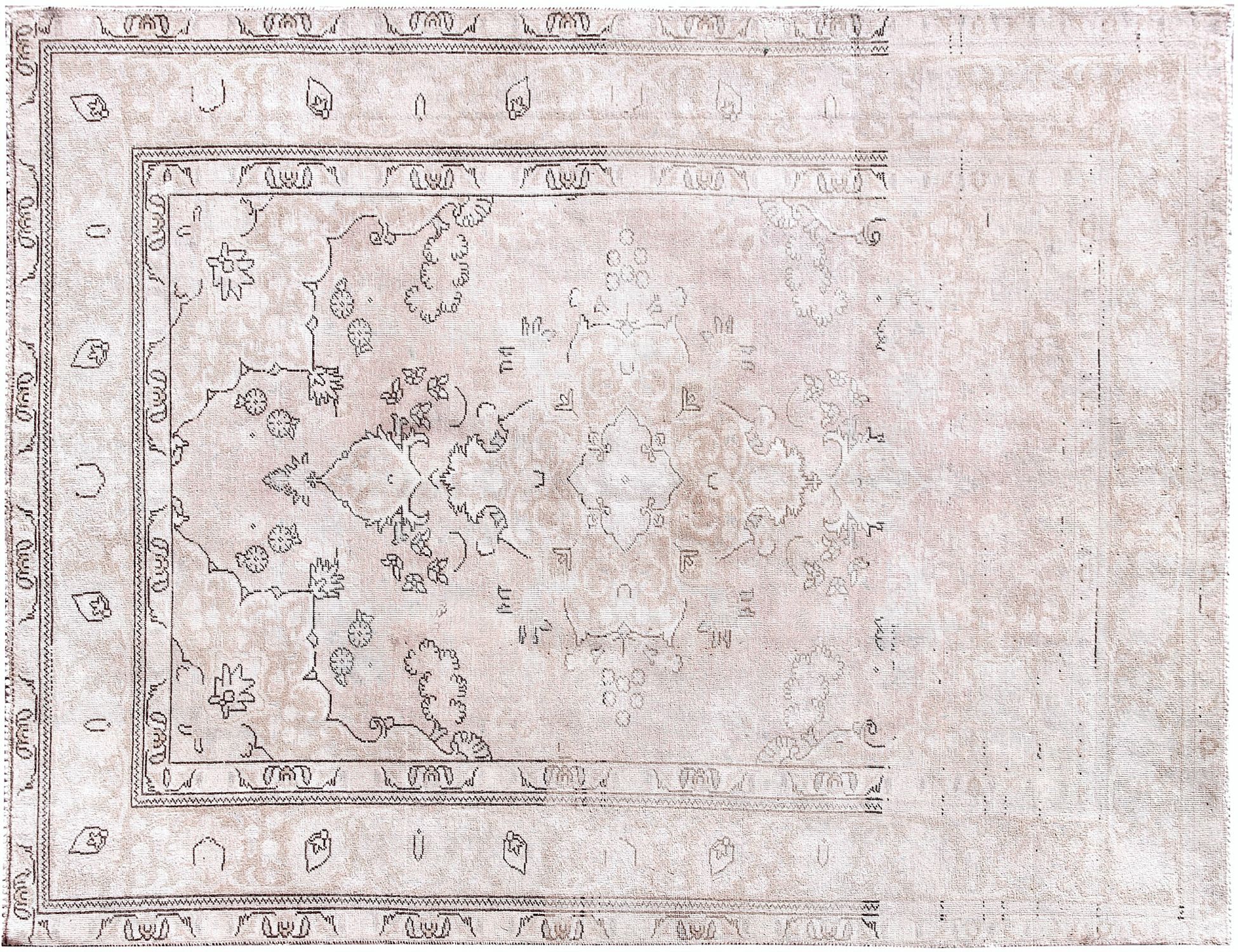 Persischer Vintage Teppich  beige <br/>280 x 195 cm
