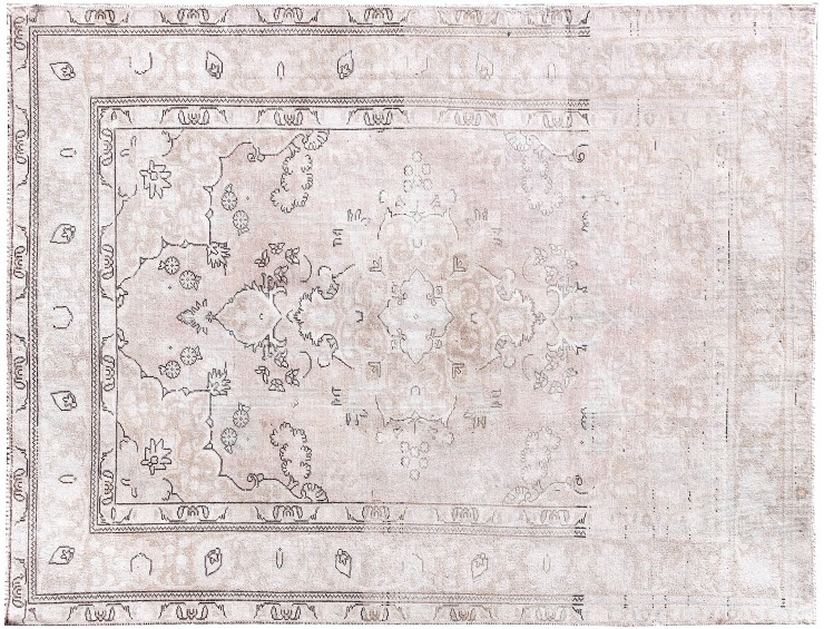 Beige  Persia Persian Vintage Carpet  280 x 195 cm