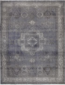 Tappeto vintage persiano 293 x 200 blu
