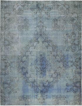 Quadrat  Vintage Teppich  blau <br/>246 x 198 cm