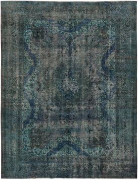 Alfombra vintage 468 X 337 turquesa