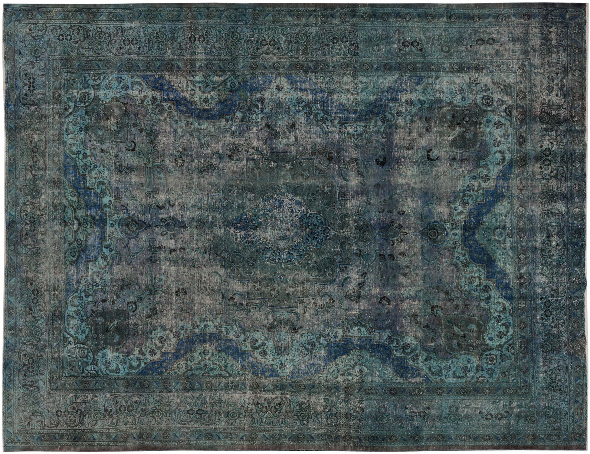 Tappeto Vintage  turchese <br/>468 x 337 cm
