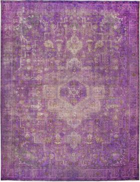 Alfombra persa vintage 373 x 287 púrpura
