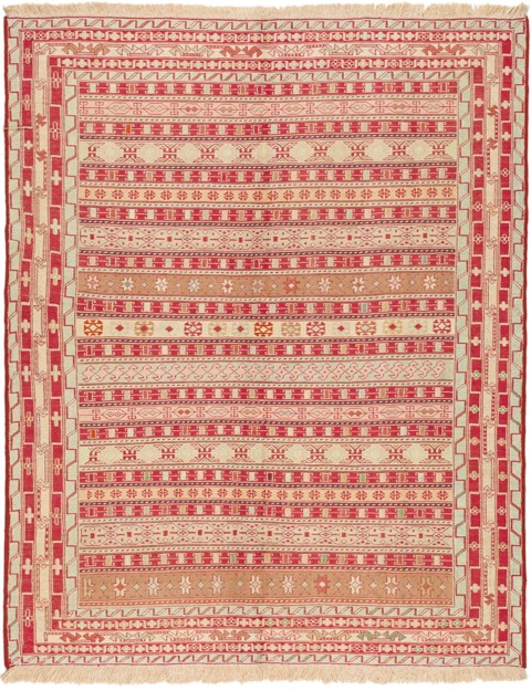 PERSIAN SILK KILIM 137 x 105