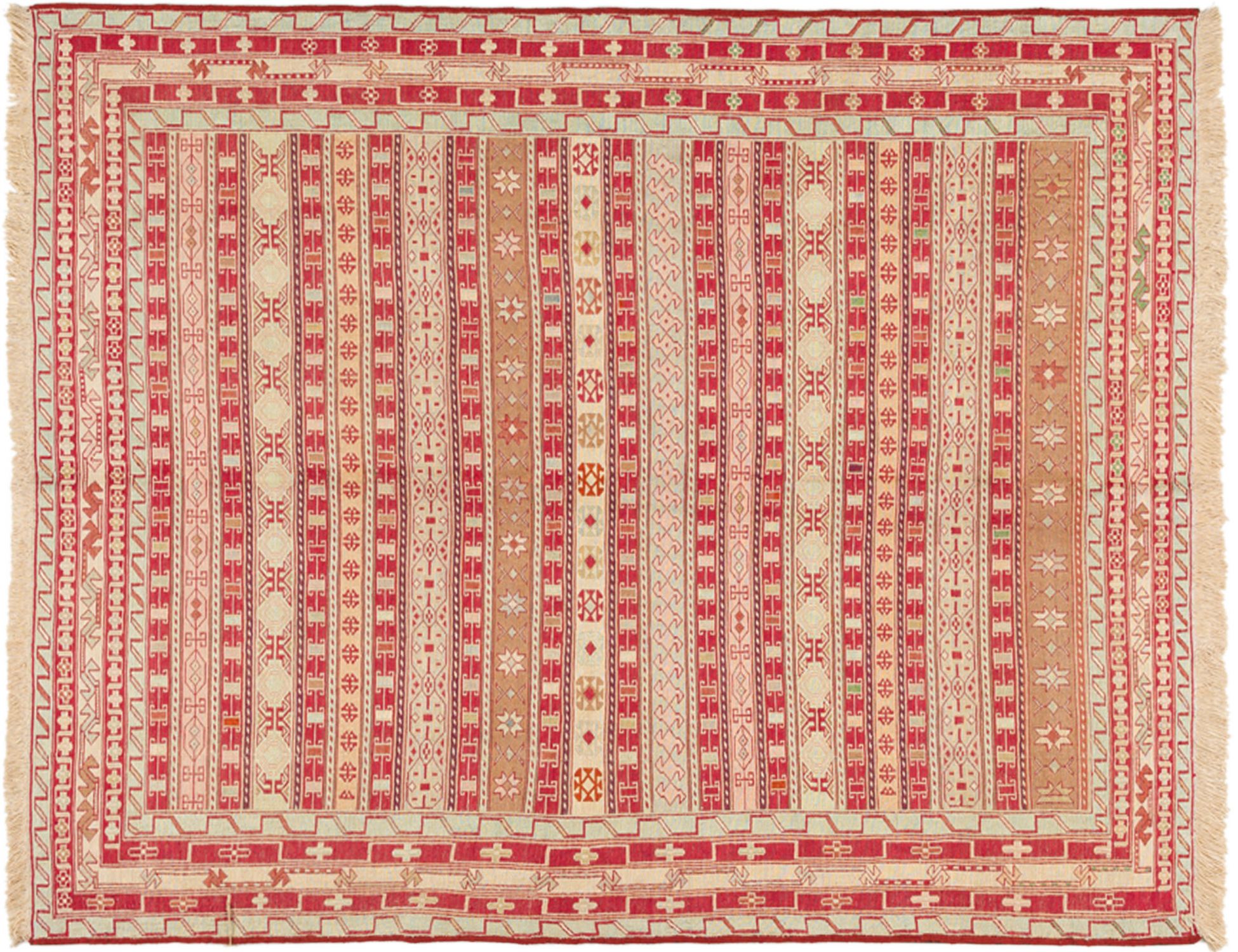 PERSIAN SILK KILIM   137 x 105 cm