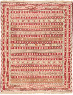 Gelb Persien Persische Seide Kilim 137 x 105 cm