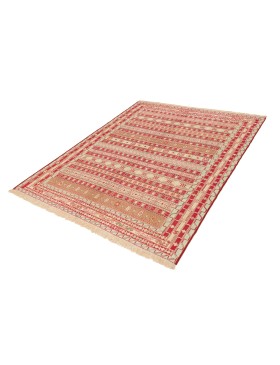 Gelb Persien Persische Seide Kilim 137 x 105 cm - view 1