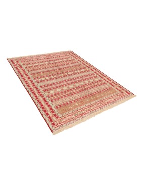 Gelb Persien Persische Seide Kilim 137 x 105 cm - view 3