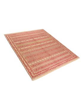 Gelb Persien Persische Seide Kilim  191 x 149 cm