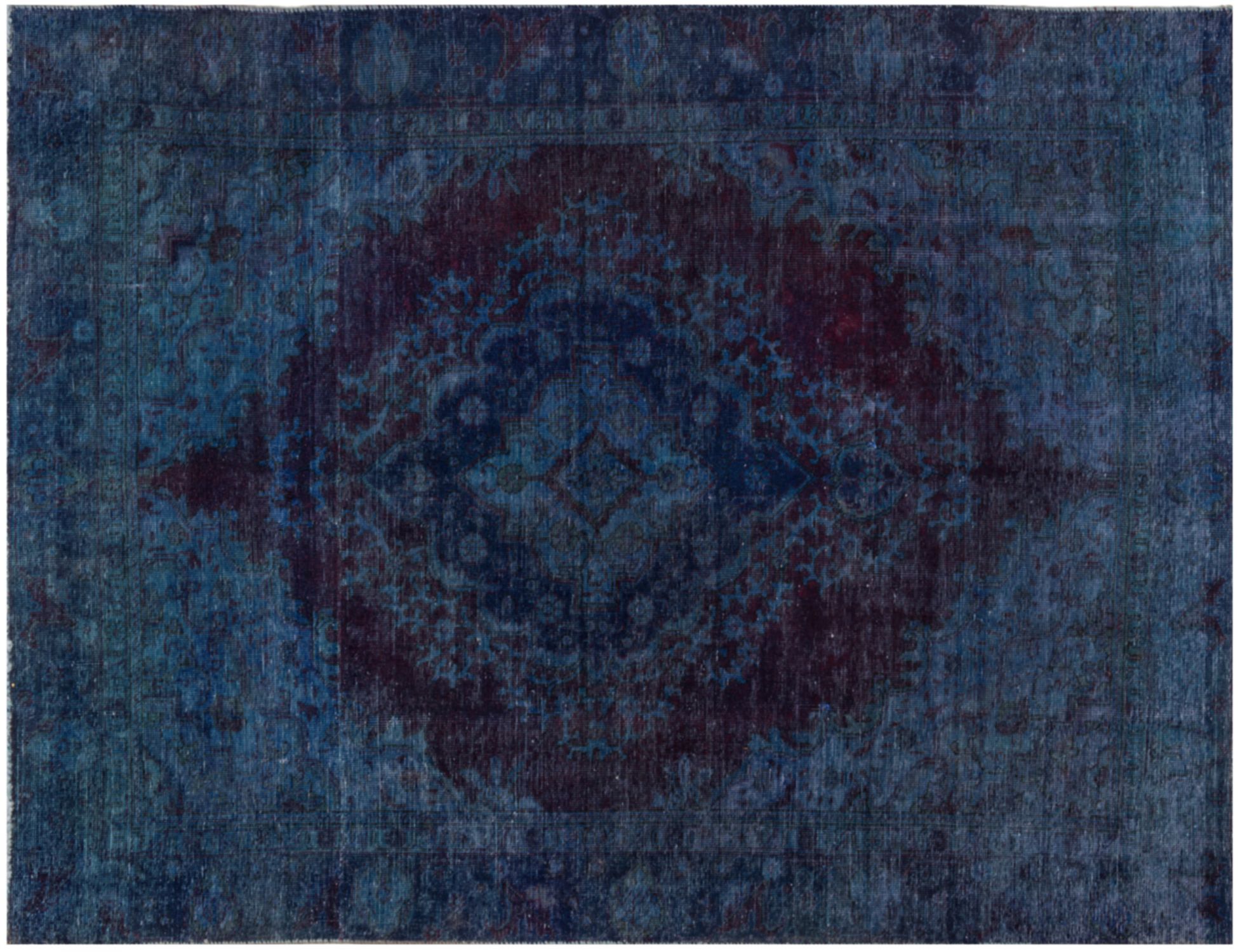Tappeto Vintage  blu <br/>277 x 186 cm