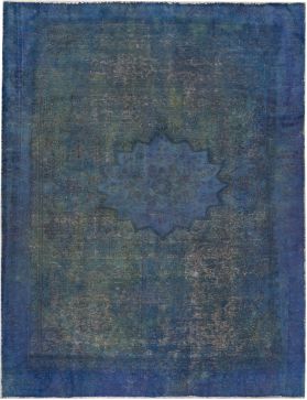 Persischer Vintage Teppich 280 x 185 blau