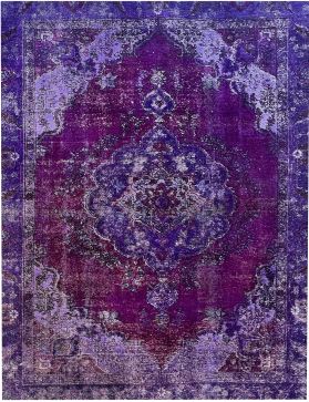 Alfombra persa vintage 255 x 185 púrpura