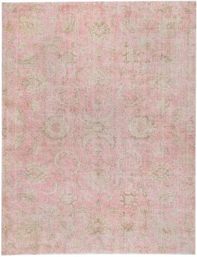 Tappeto vintage persiano 290 x 196 rosa