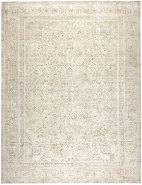 Tappeto vintage persiano 323 x 242 beige