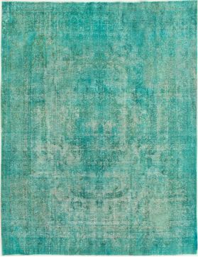 Persisk vintage matta  turkos <br/>376 x 300 cm
