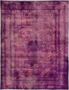 Persischer Vintage Teppich 285 x 195 lila