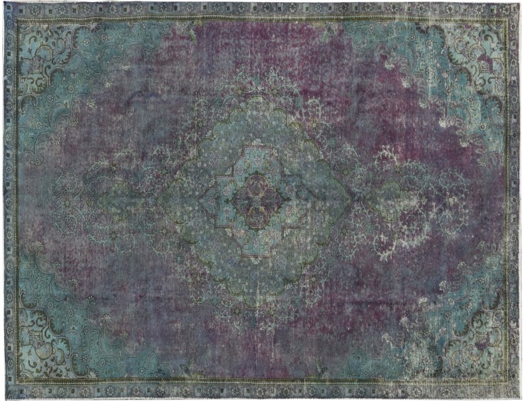 Lilla Persien Persisk Vintagetæppe 388 x 220 cm