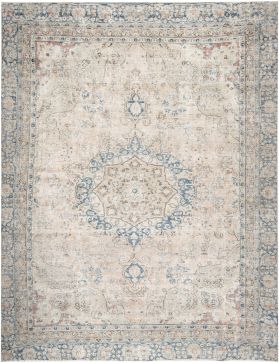 Persian vintage carpet  beige  <br/>294 x 202 cm