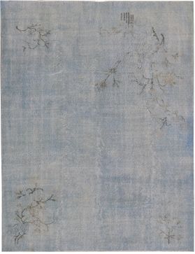  Vintage Tapis 305 X 205 bleu