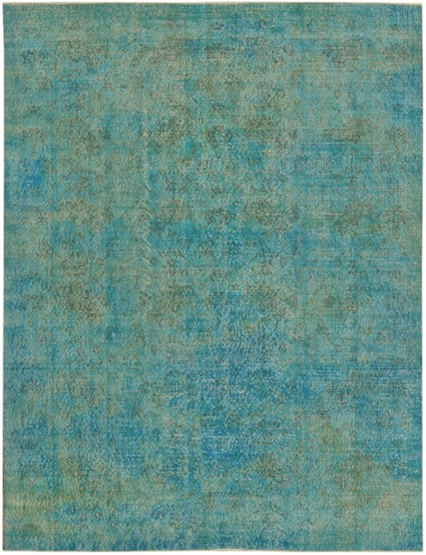 Blau Türkei Vintage Teppich 292 x 197 cm