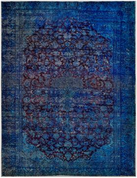 Vintage Teppich 315 X 210 blau