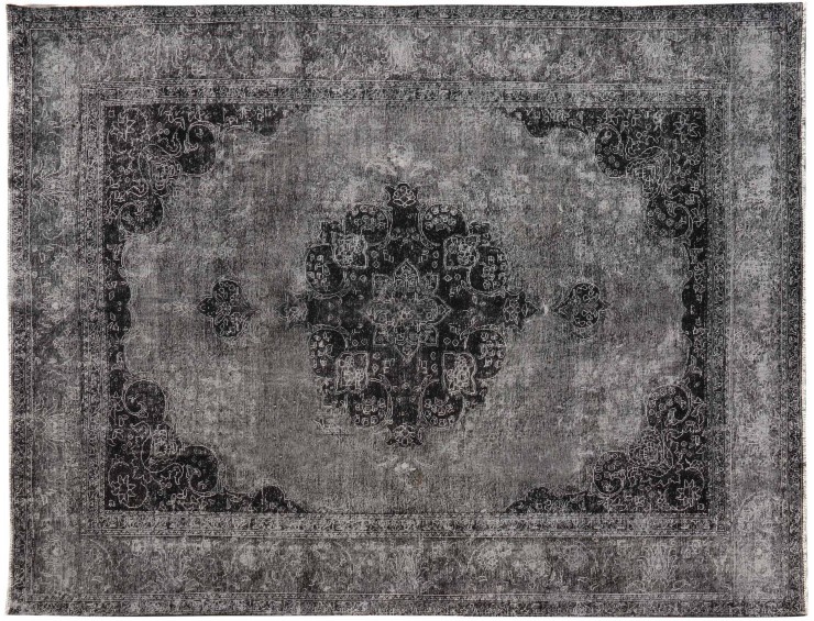 Schwarz Persien Vintage Teppich  382 x 285 cm