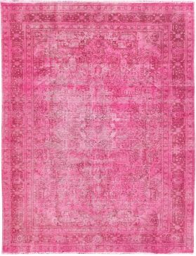 Alfombra persa vintage 295 x 200 rosa