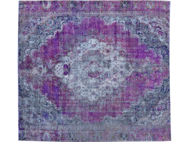 Lila Persien Persischer Vintage Teppich  285 x 260 cm