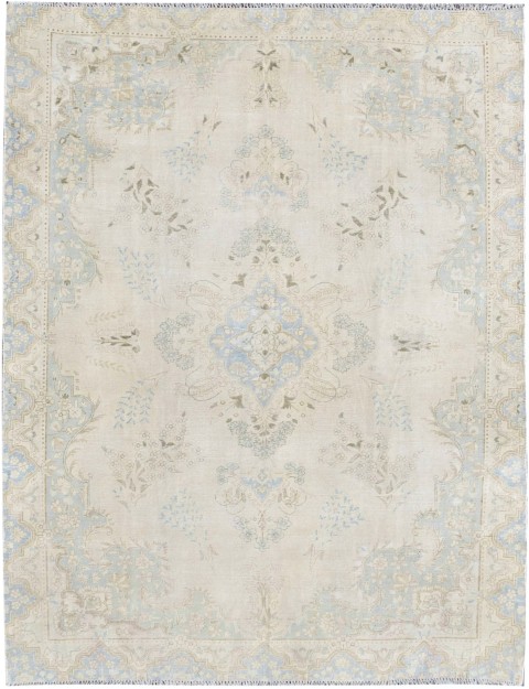 Beige Persien Vintage Teppich 335 x 230 cm