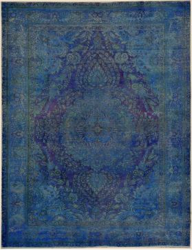 Perzisch Vintage Tapijt 295 x 206 blauw