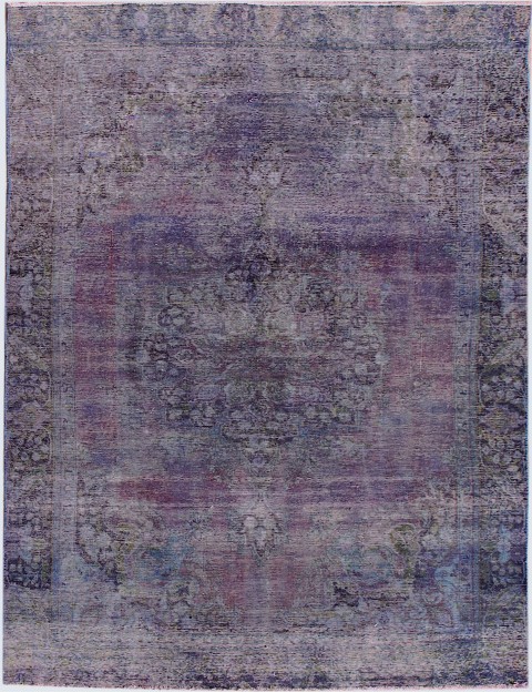 Blau Persien Persischer Vintage Teppich 270 x 178 cm
