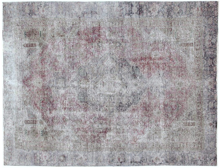 Grå Persien Persisk vintage matta  270 x 190 cm