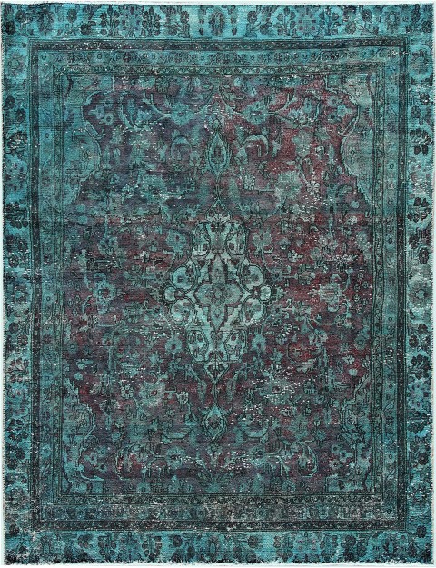 Türkis Persien Persischer Vintage Teppich 267 x 183 cm