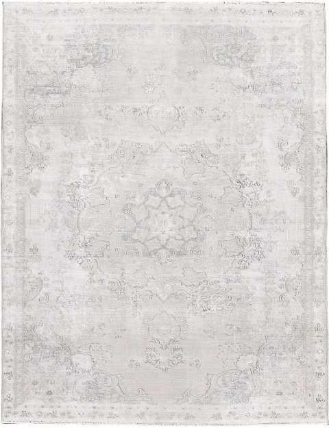 Grau Persien Persischer Vintage Teppich 235 x 136 cm