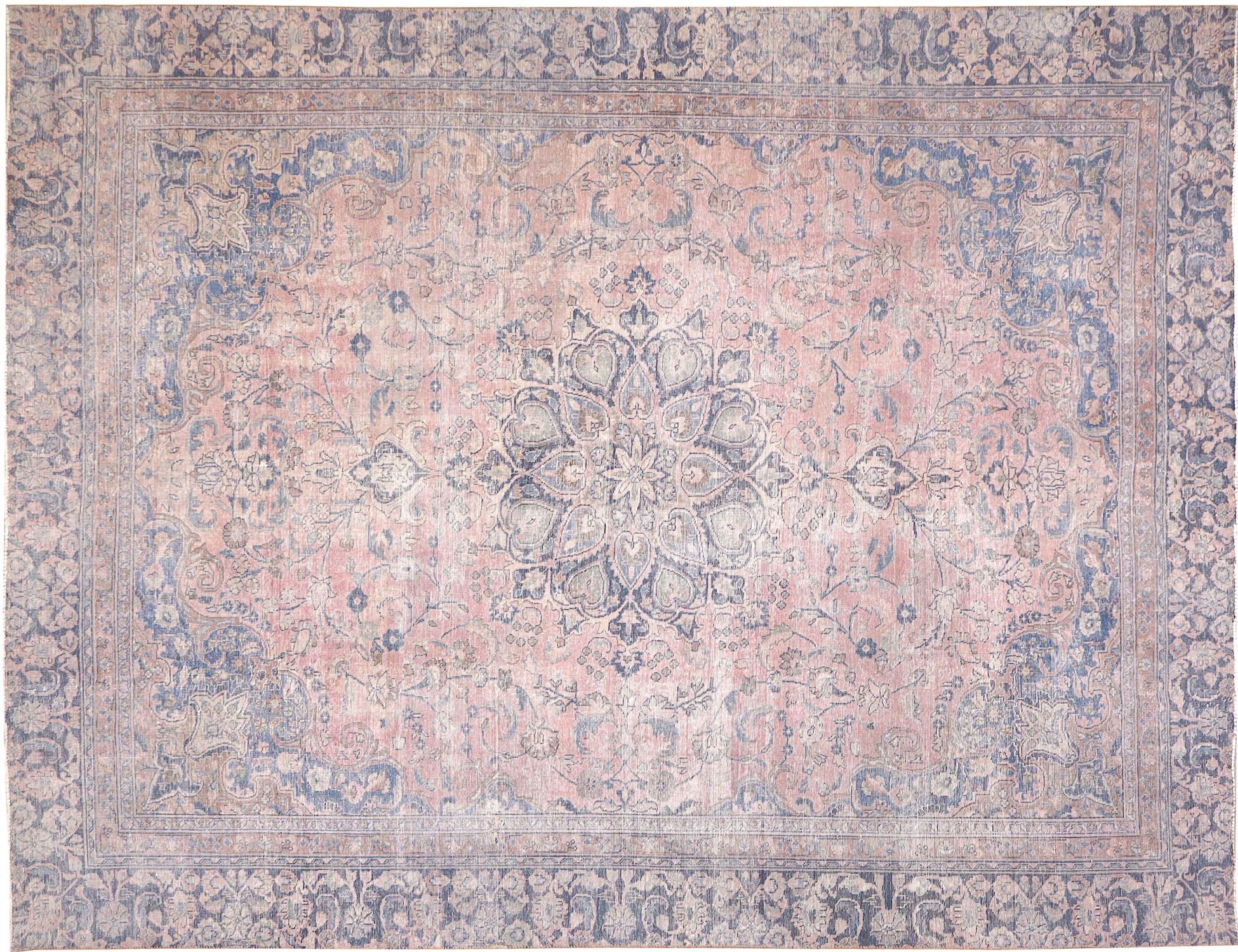 Tappeto vintage persiano  blu <br/>345 x 255 cm