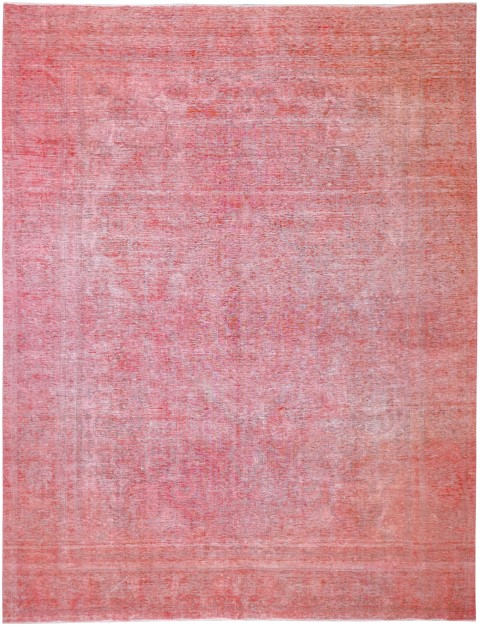 Rosa Persien Persischer Vintage Teppich 385 x 290 cm