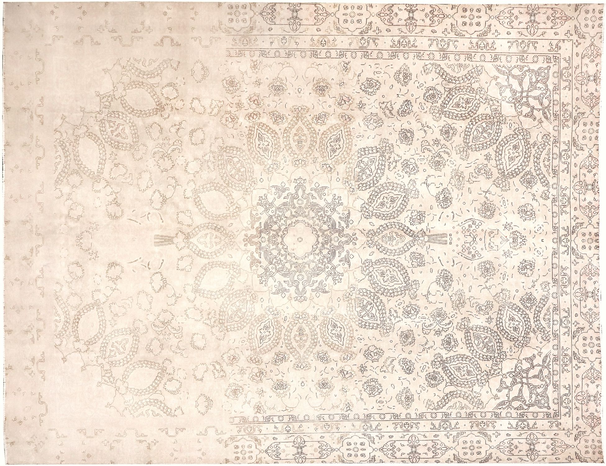 Persian Vintage Carpet  beige  <br/>357 x 260 cm