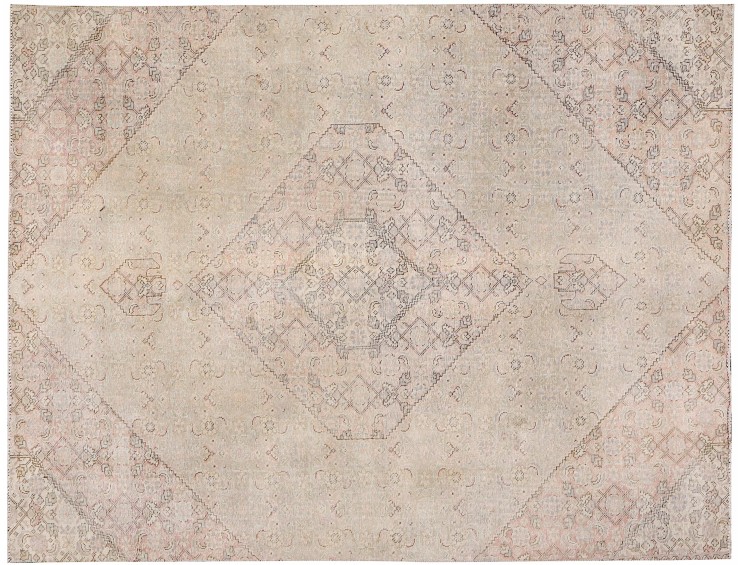 Beige  Persia Persian Vintage Carpet  280 x 195 cm