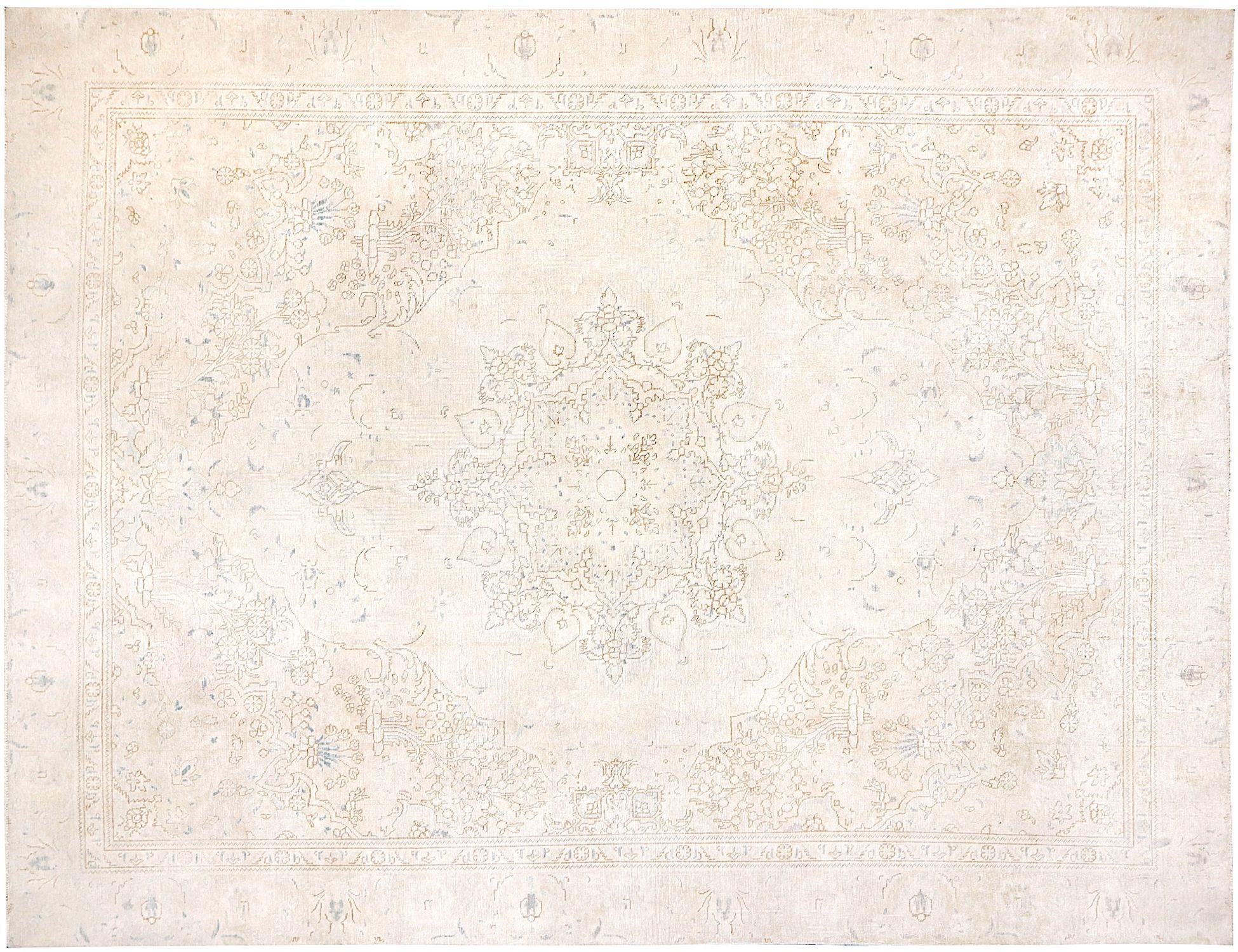 Tappeto vintage persiano  beige <br/>365 x 270 cm