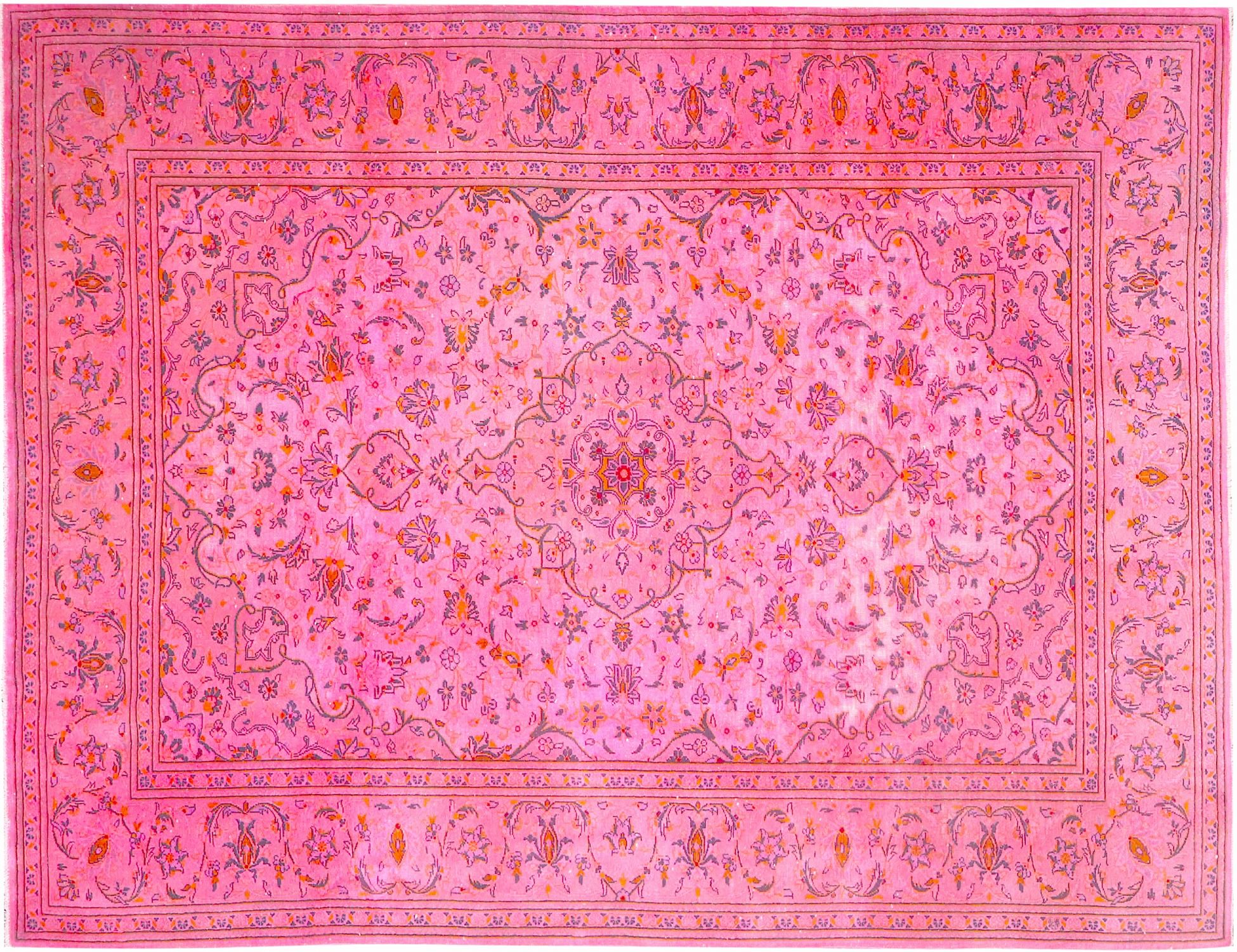 Tappeto vintage persiano  rosa <br/>290 x 200 cm
